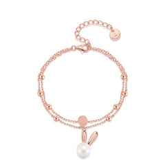 S925 Sterling Silver Freshwater Pearl Pendant Clavicle Chain