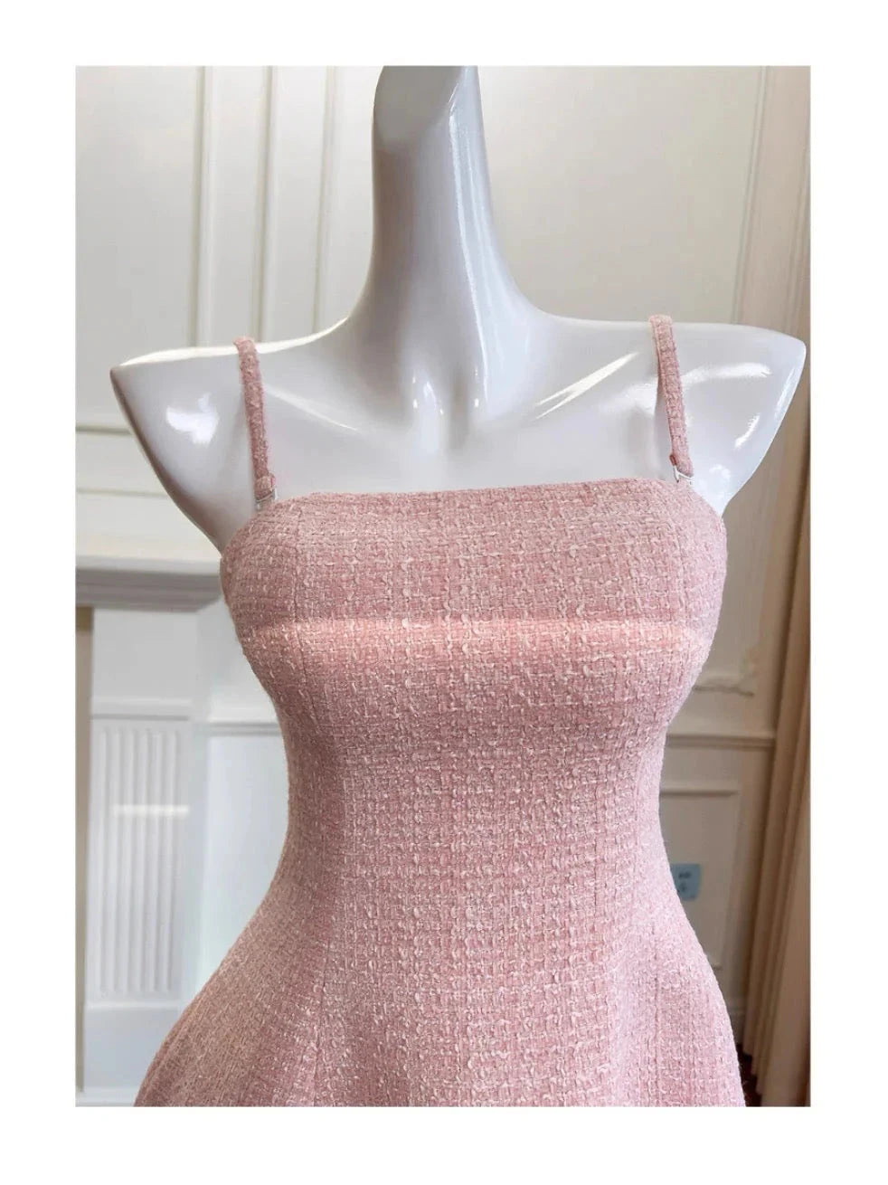 Aesthetic A line Spaghetti Straps Pink Formal Mini Homecoming Dress Middle School Short 17th Birthday Outfits Graduation Dress Hoco Dresses by YiHuiw
