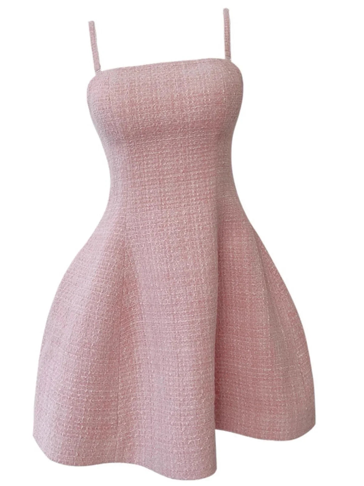 Aesthetic A line Spaghetti Straps Pink Formal Mini Homecoming Dress Middle School Short 17th Birthday Outfits Graduation Dress Hoco Dresses by YiHuiw