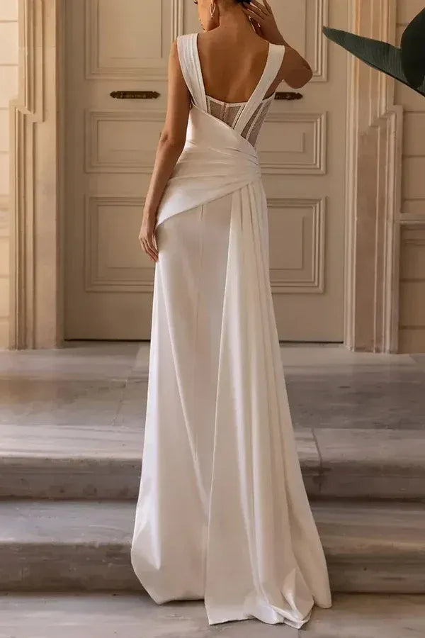 Mermaid Sweetheart Floor-Length Wedding Dress - Yihuiw by Yihuiw