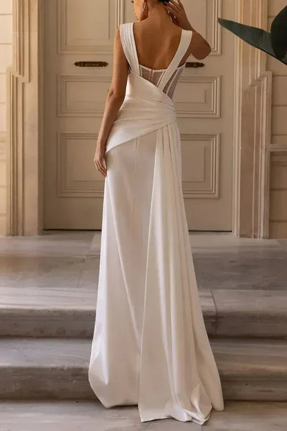 Mermaid Sweetheart Floor-Length Wedding Dress - Yihuiw by Yihuiw