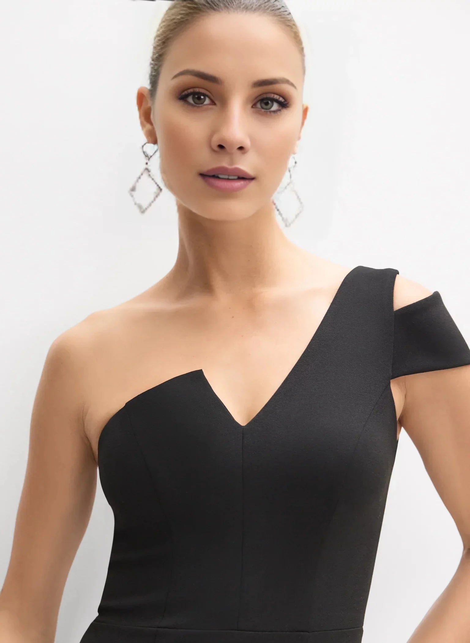 Asymmetrical One-Shoulder Neck Sleeveless Back Zip Mermaid Floor-Length Evening Dress by YiHuiw