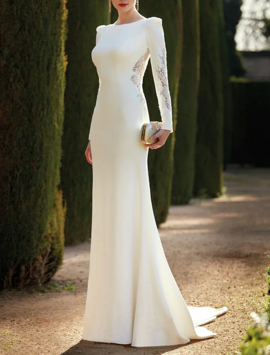 Mermaid Lace Tea-Length Wedding Dress - Yihuiw by Yihuiw
