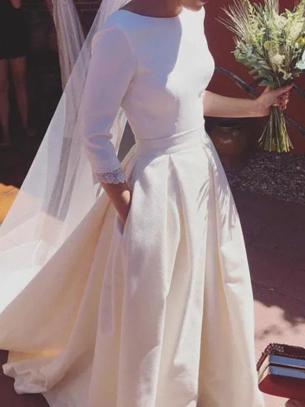 Tea-Length Wedding Dress - Yihuiw by Yihuiw