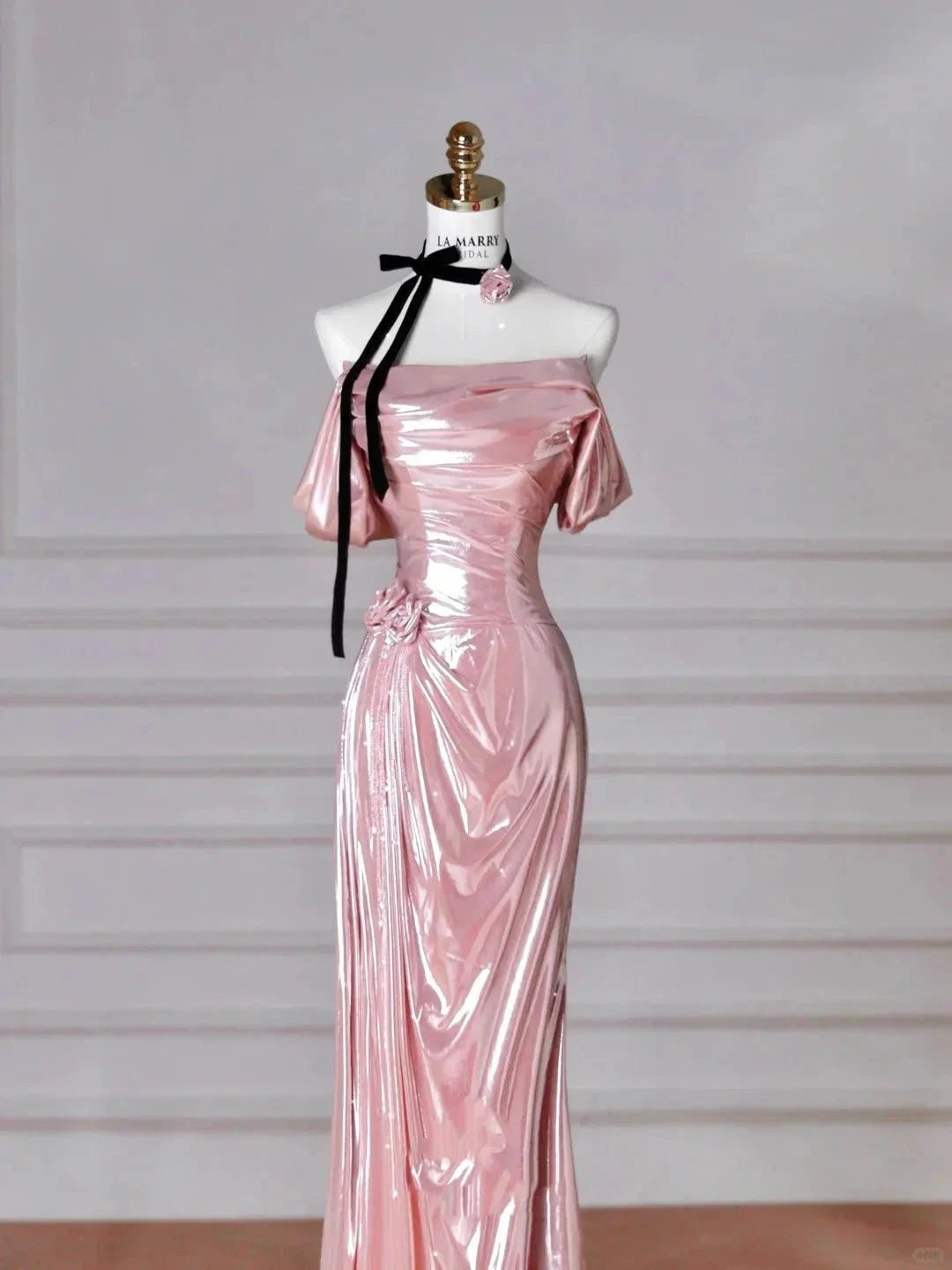 Beautiful Elegant Satin Long Mermaid Slim Floor Length Ball Gown Evening Dress Prom Dress simple gentle atmospheric and unique desi Bring summer colors to enhance whiteness by YiHuiw