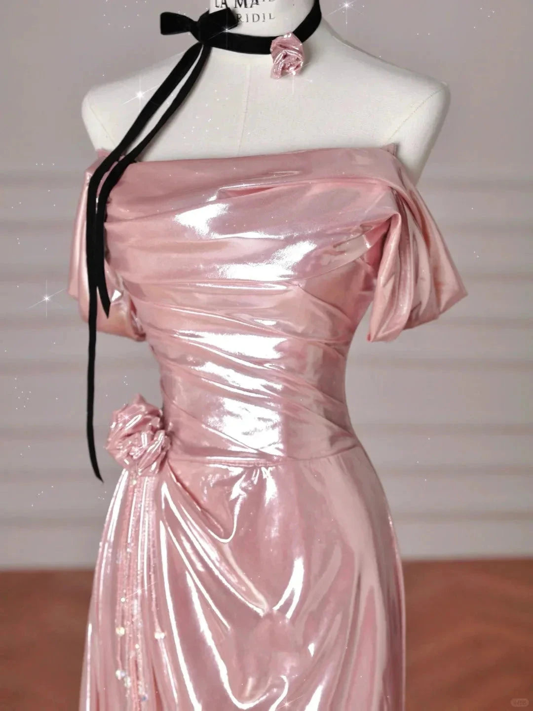 Beautiful Elegant Satin Long Mermaid Slim Floor Length Ball Gown Evening Dress Prom Dress simple gentle atmospheric and unique desi Bring summer colors to enhance whiteness by YiHuiw