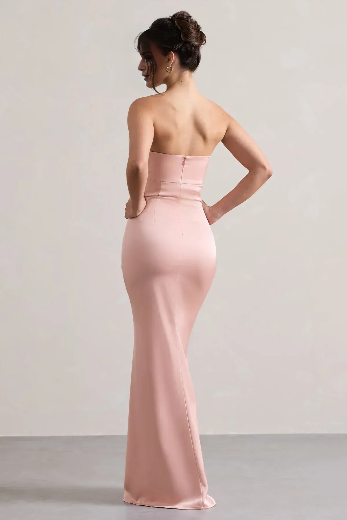 Mermaid Strapless Floor-Length Wedding Dress - Yihuiw by Yihuiw