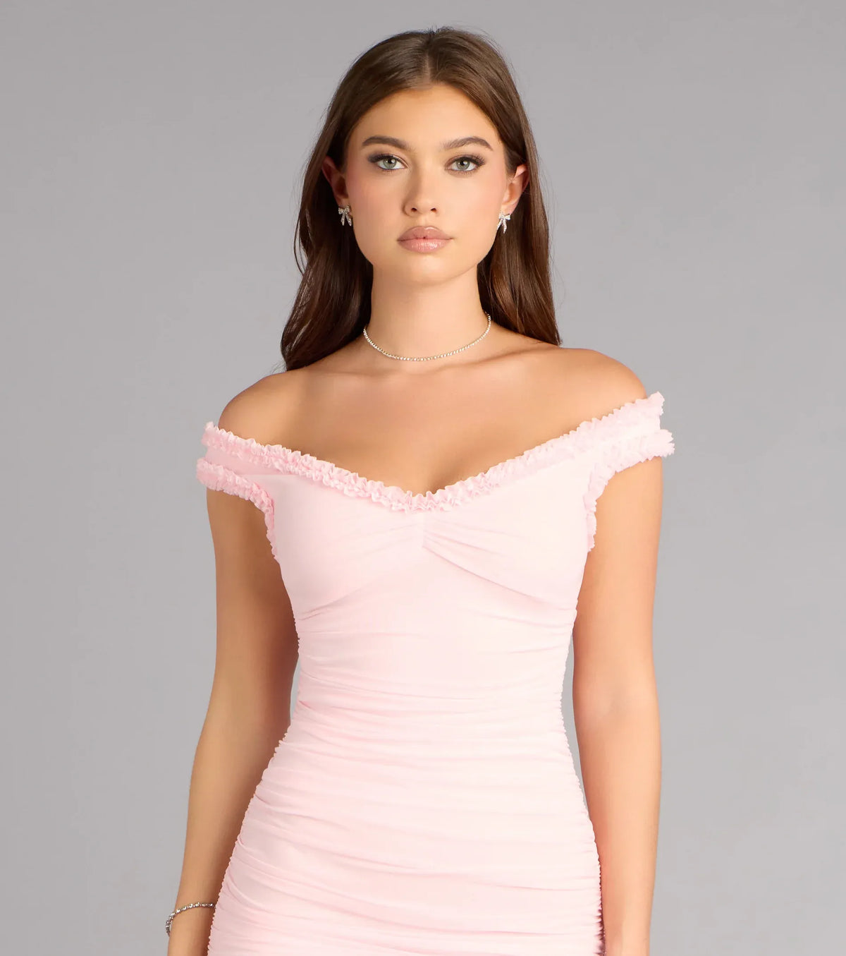 Mermaid Ruffled Floor-Length Wedding Dress - Yihuiw by Yihuiw