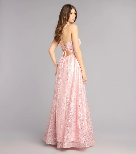 A-Line Spaghetti Strap Tulle Floor-Length Wedding Dress - Yihuiw by Yihuiw