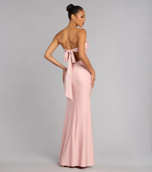 Mermaid Sweetheart Cutout Floor-Length Wedding Dress - Yihuiw by Yihuiw