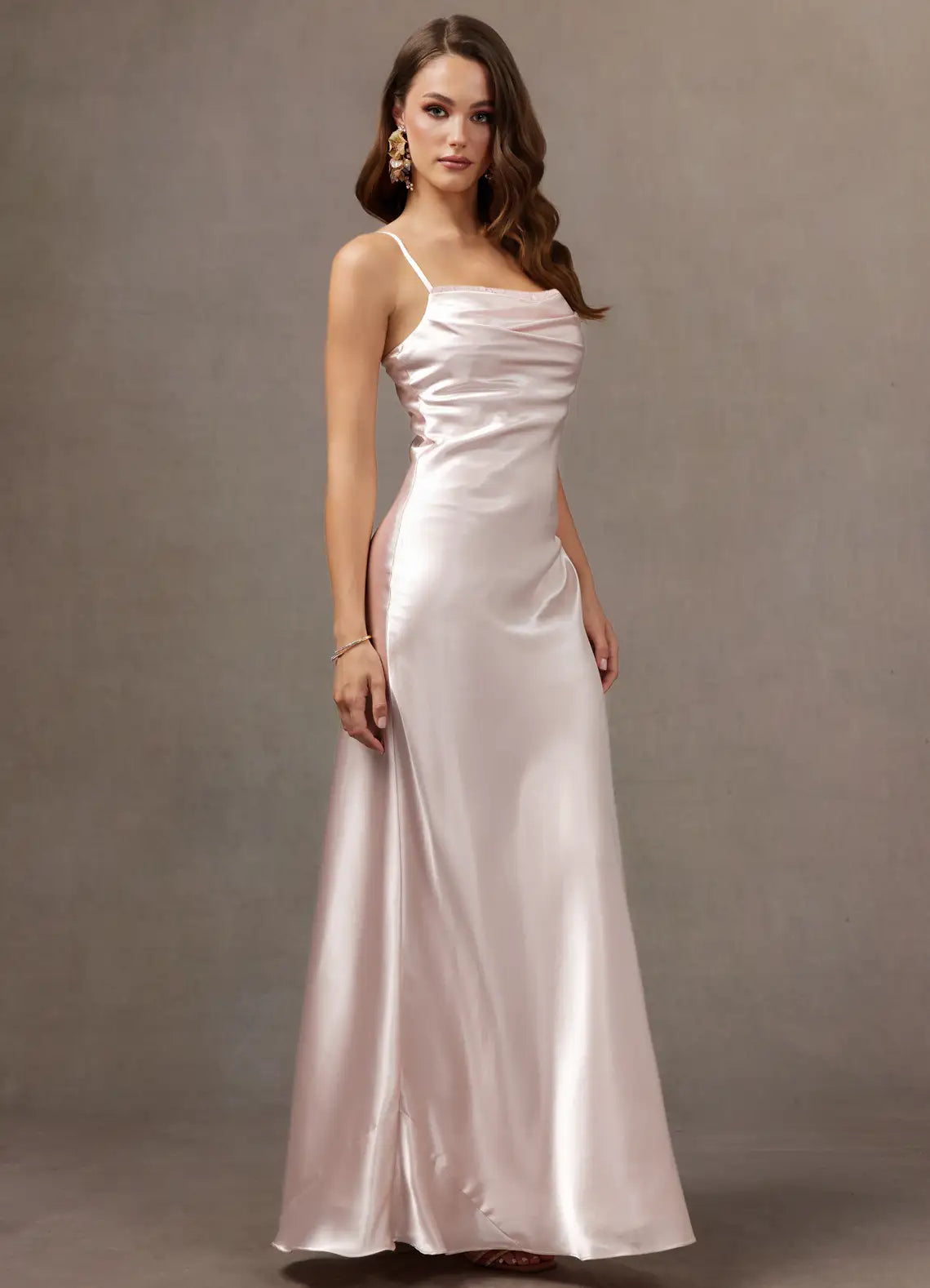 Mermaid Spaghetti Strap Satin Floor-Length Wedding Dress - Yihuiw by Yihuiw