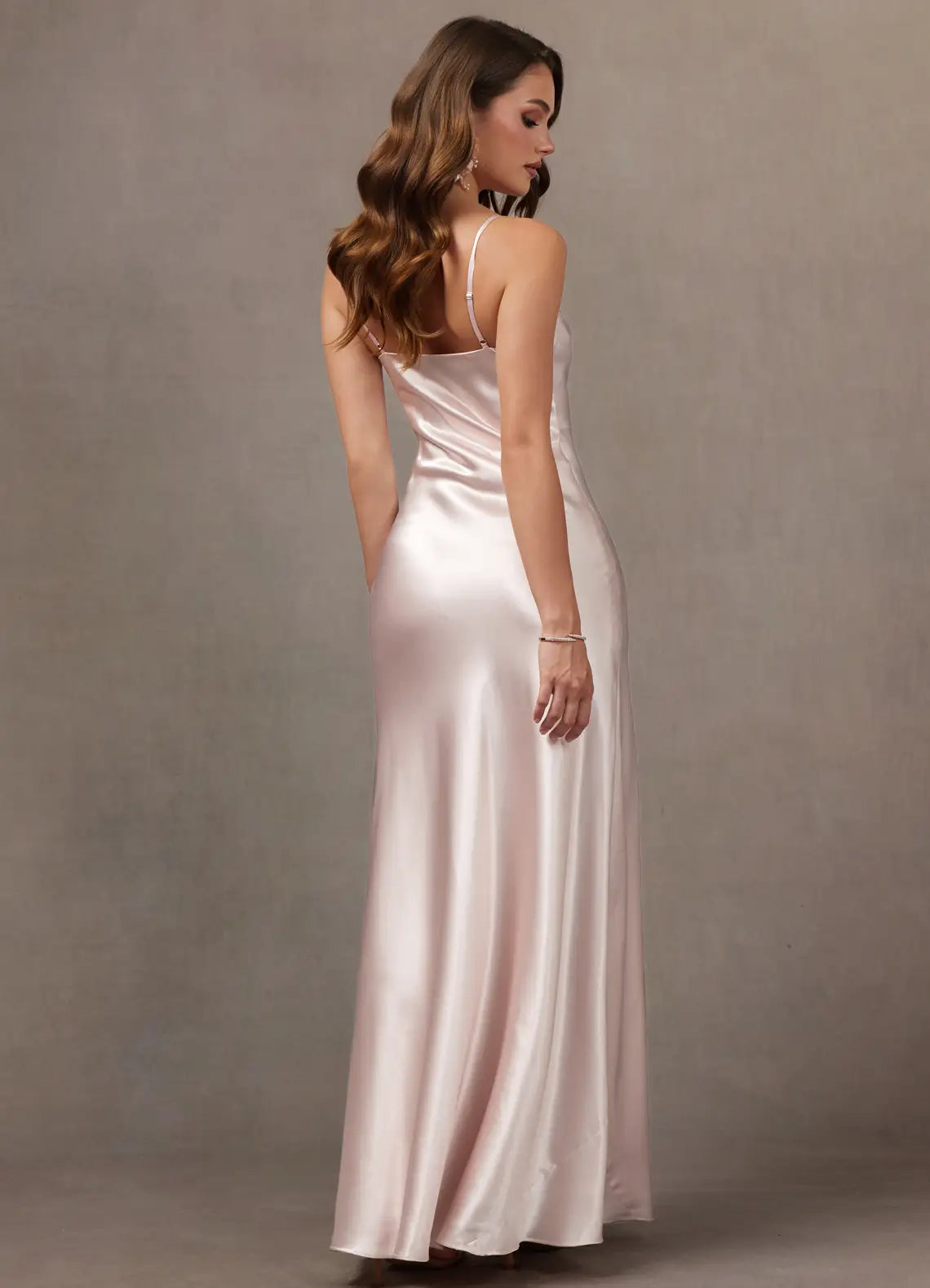 Mermaid Spaghetti Strap Satin Floor-Length Wedding Dress - Yihuiw by Yihuiw