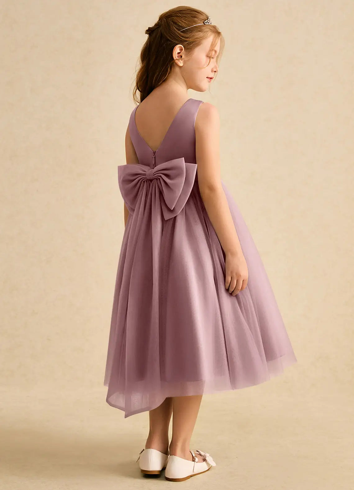 A-Line Sleeveless Midi Formal Dress - Yihuiw by Yihuiw