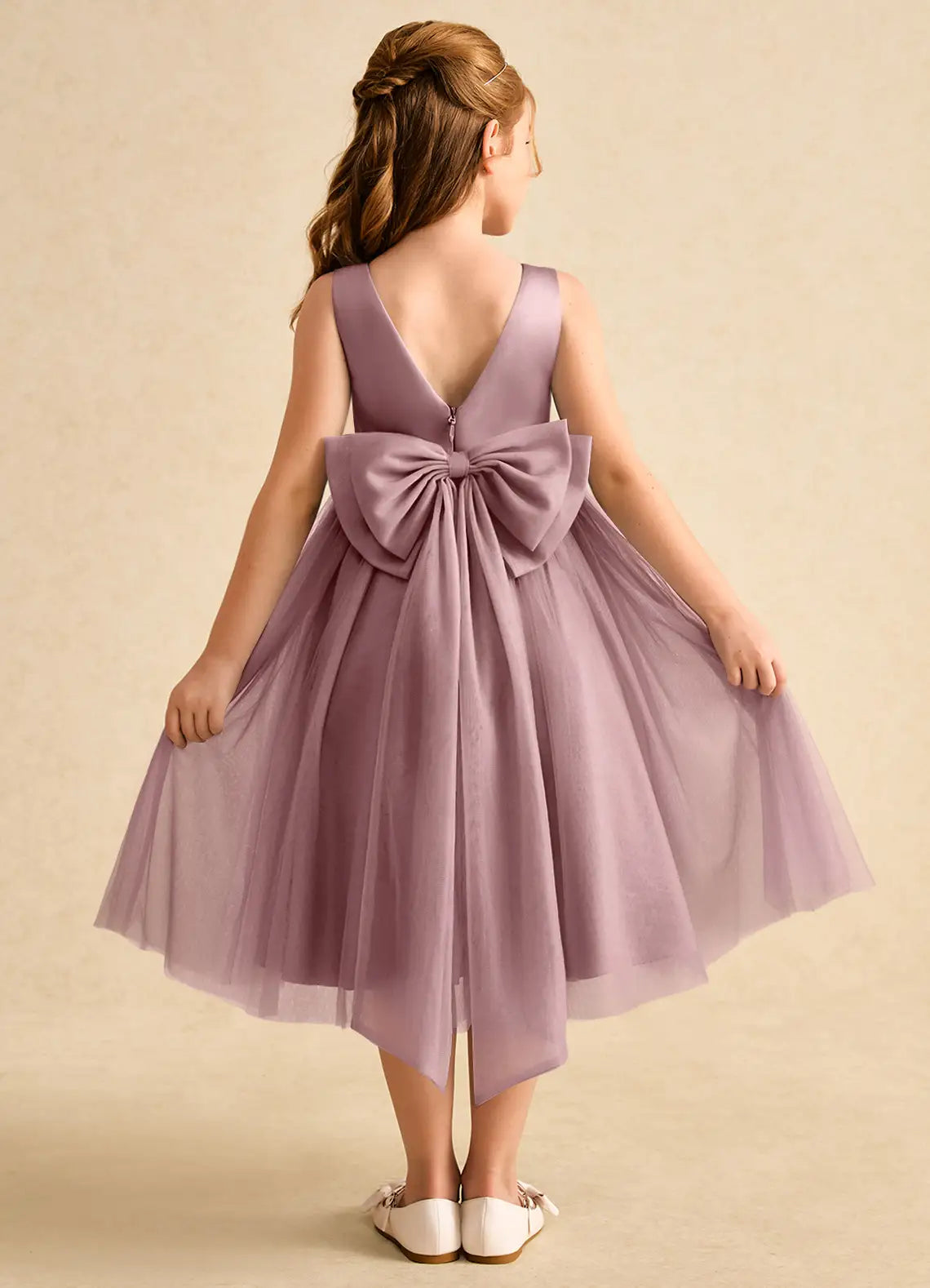 A-Line Sleeveless Midi Formal Dress - Yihuiw by Yihuiw