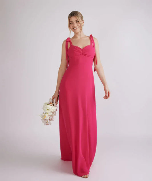 A-Line Sweetheart Chiffon Wedding Dress - Yihuiw by Yihuiw