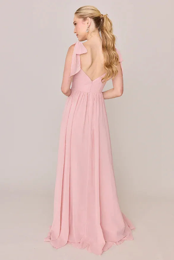 A-Line Sweetheart Chiffon High Slit Wedding Dress - Yihuiw by Yihuiw