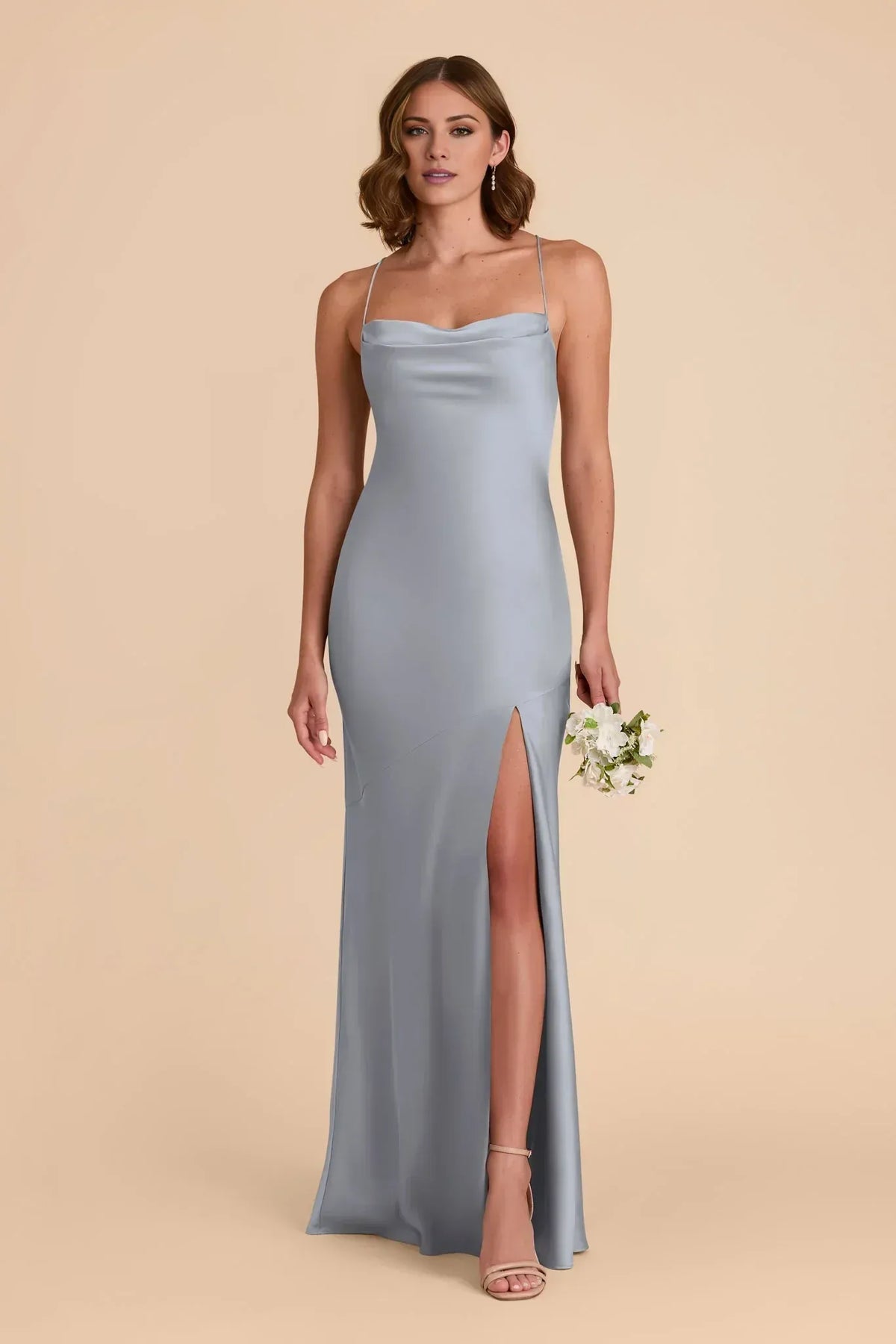 Mermaid Spaghetti Strap Floor-Length Wedding Dress - Yihuiw by Yihuiw
