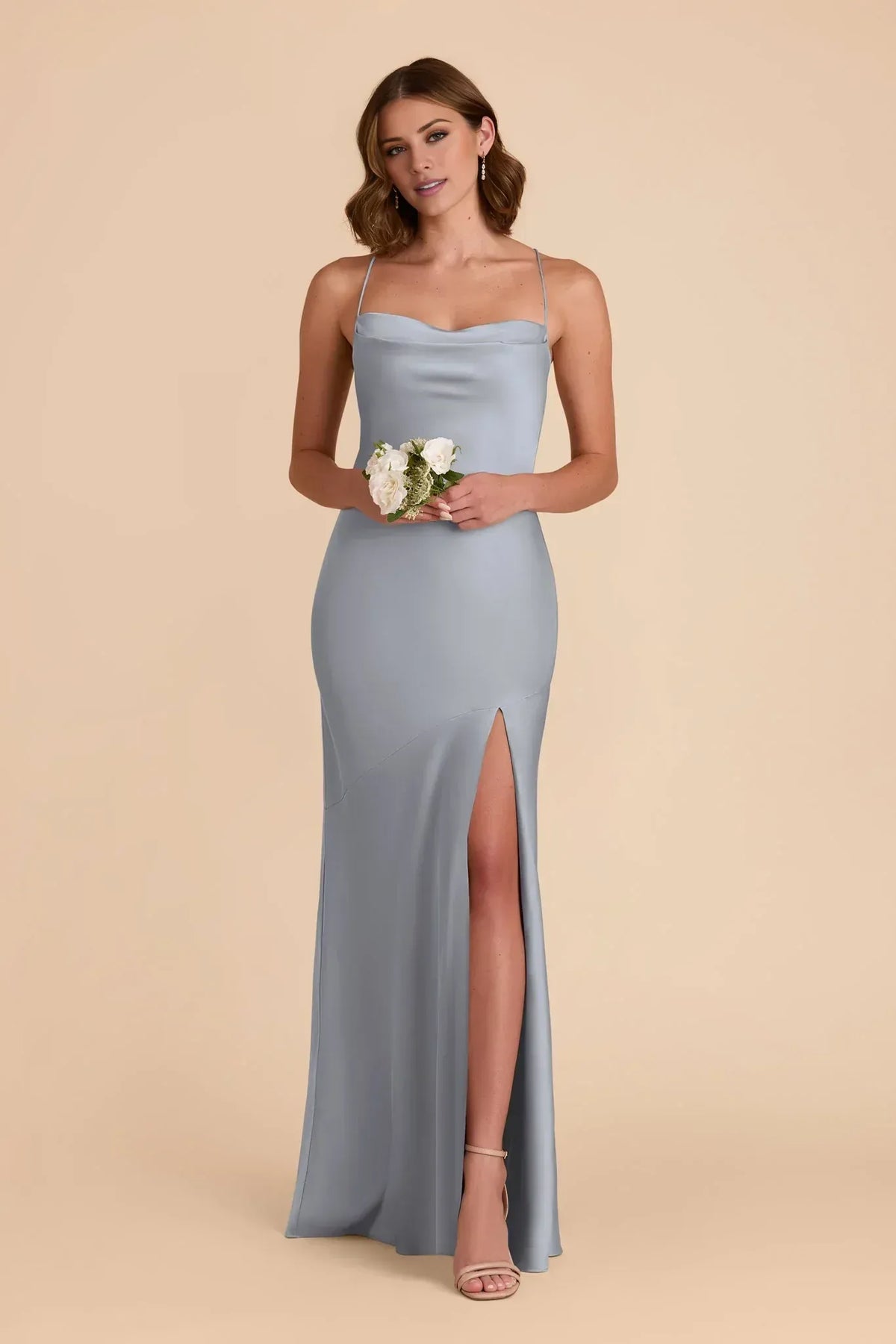 Mermaid Spaghetti Strap Floor-Length Wedding Dress - Yihuiw by Yihuiw