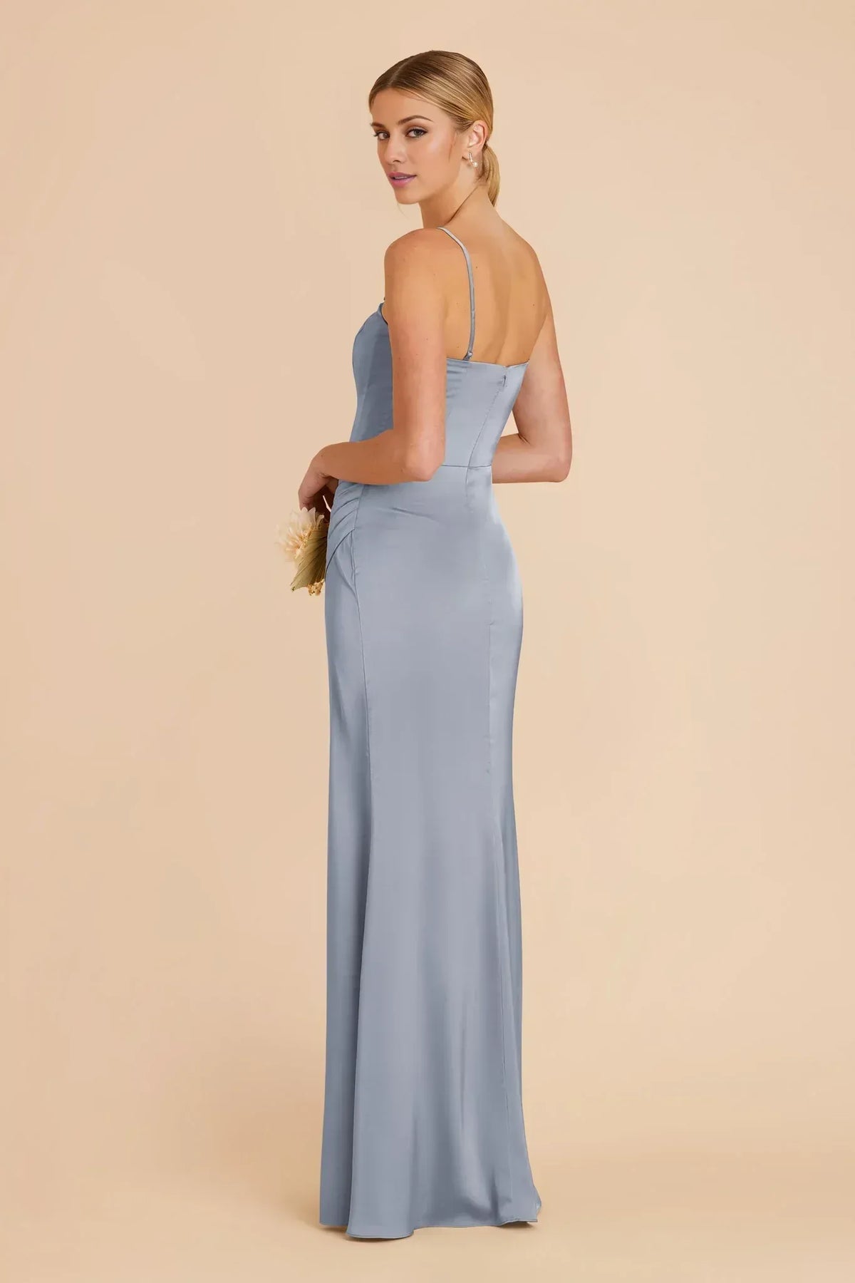 Mermaid Spaghetti Strap Open Back Floor-Length Wedding Dress - Yihuiw by Yihuiw