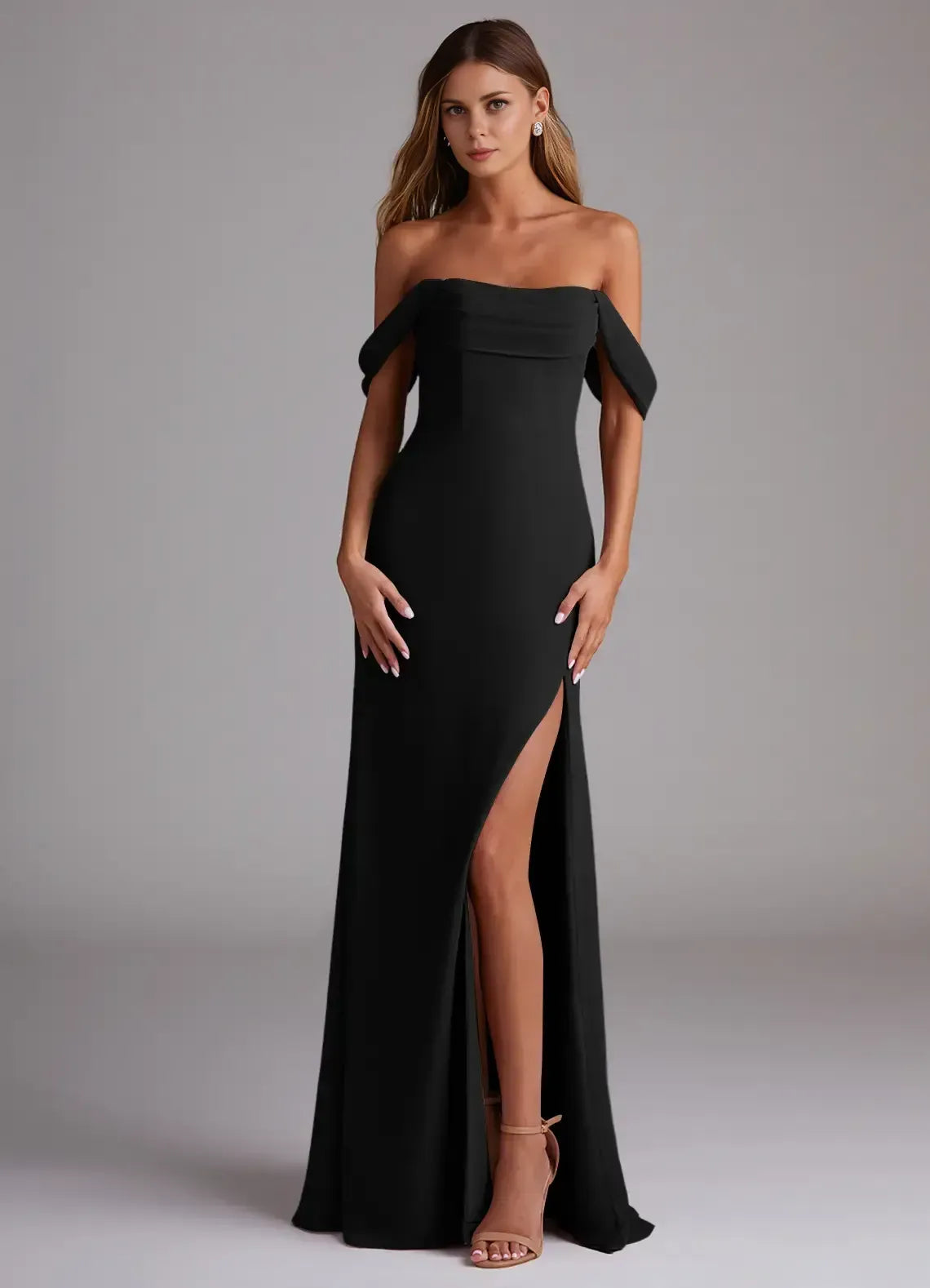 Mermaid Sleeveless Floor-Length Evening Dress - Yihuiw by Yihuiw