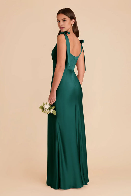 Mermaid Square Neck Open Back Floor-Length Wedding Dress - Yihuiw by Yihuiw
