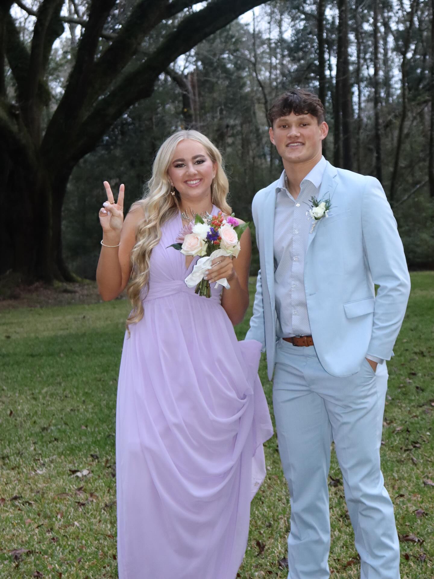 Chiffon Halter Prom Dress with Ruched Bodice, Open Back and Flowing Skirt by JiMiss Dresses