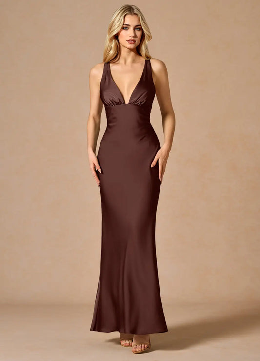 Mermaid Floor-Length Wedding Dress - Yihuiw by Yihuiw