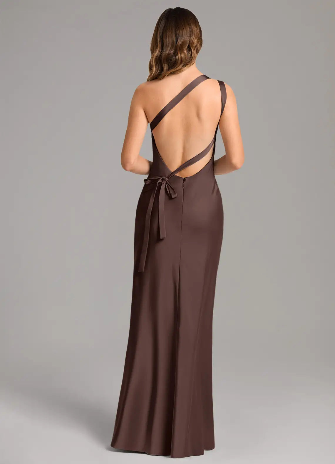 Mermaid Satin Floor-Length Wedding Dress - Yihuiw by Yihuiw