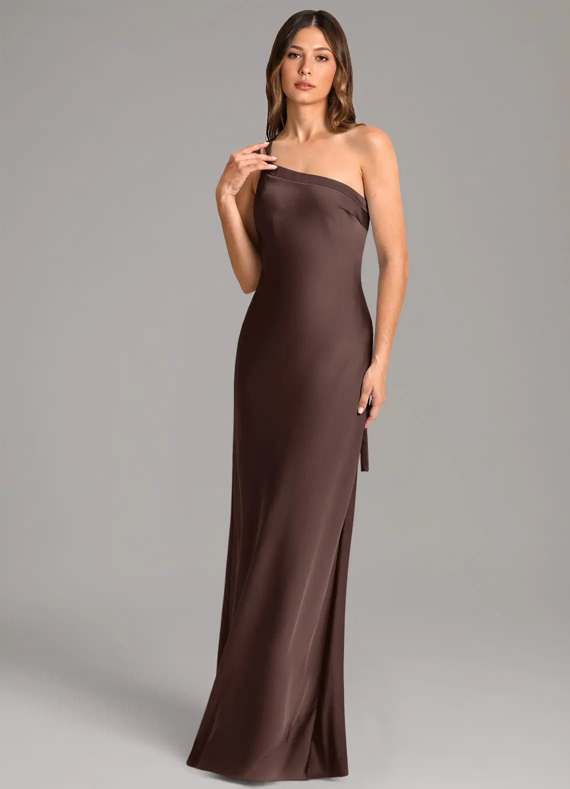 Mermaid Satin Floor-Length Wedding Dress - Yihuiw by Yihuiw