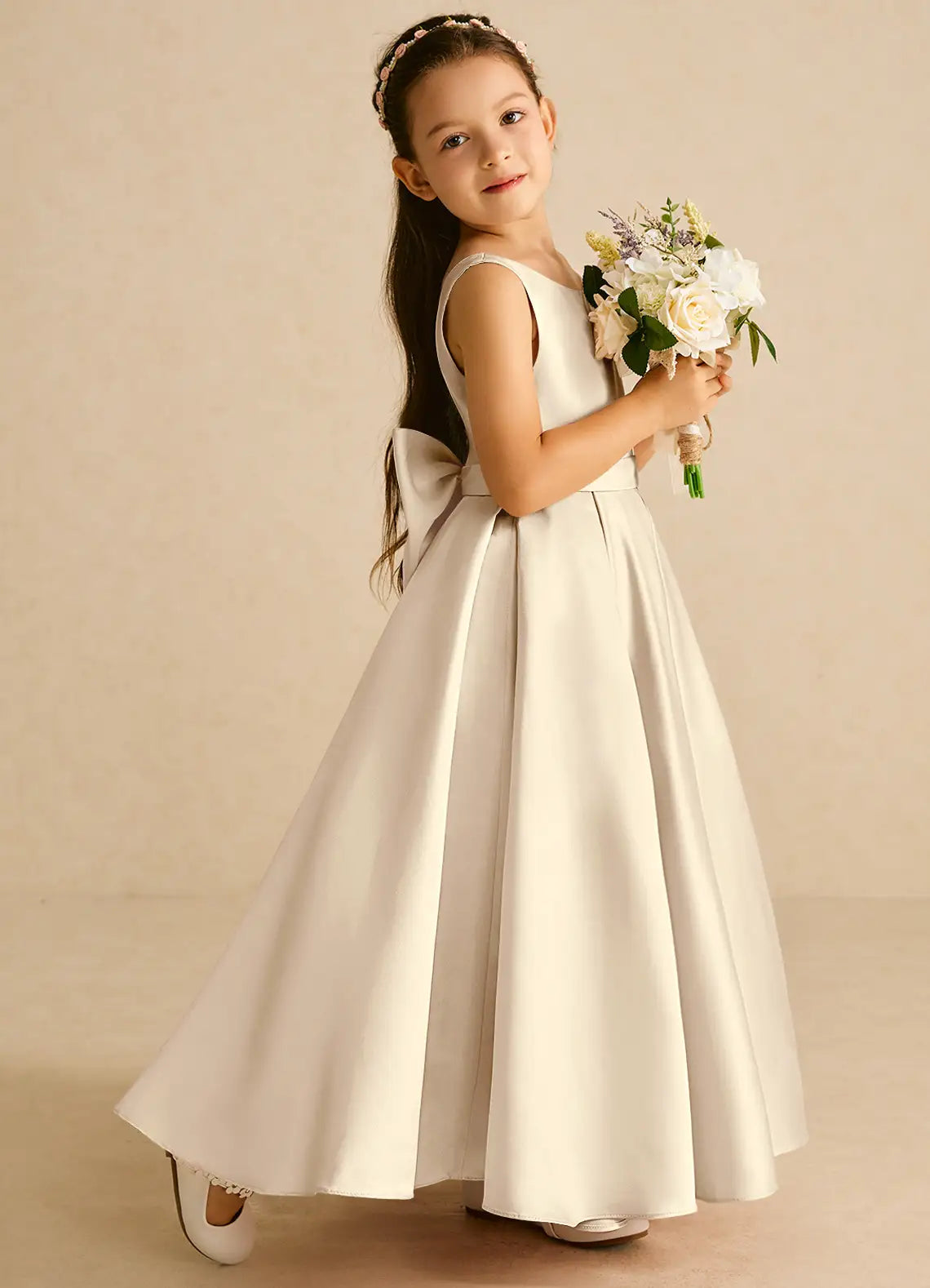 A-Line Sleeveless Floor-Length Formal Dress - Yihuiw by Yihuiw