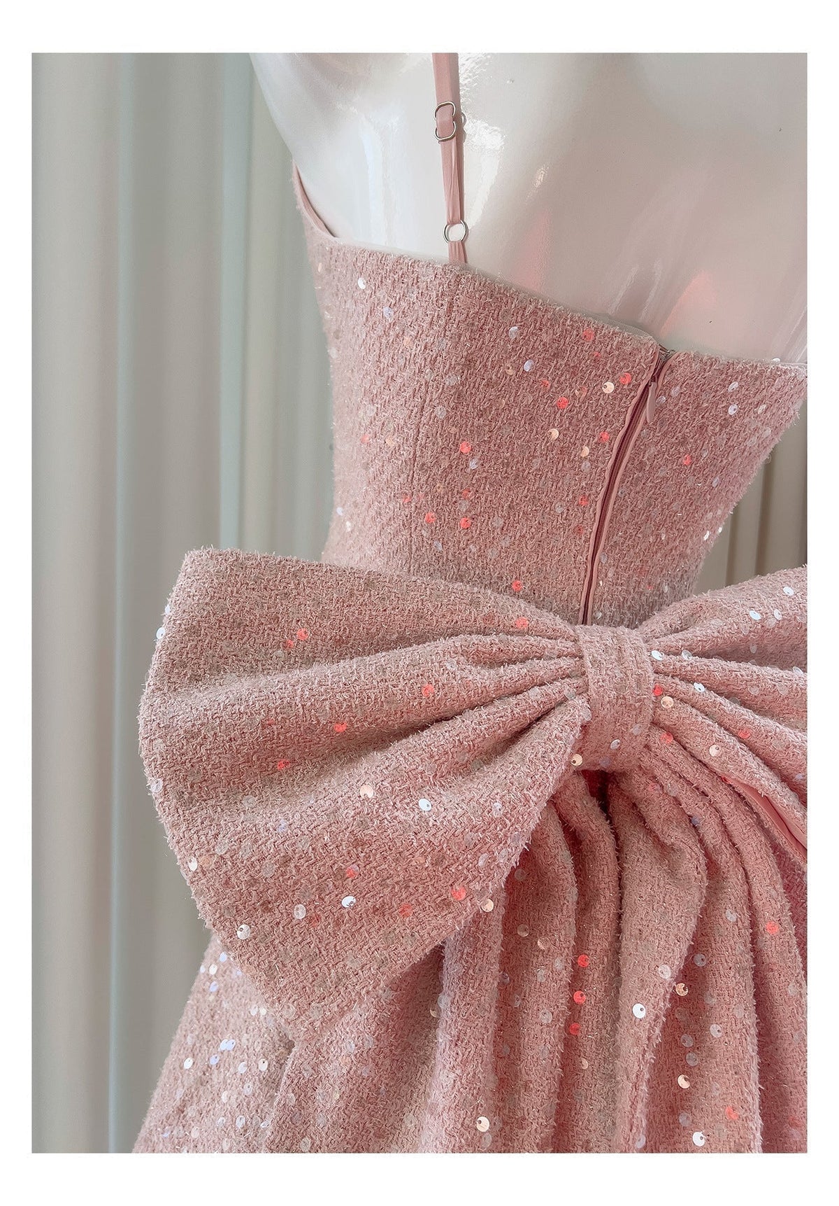 Cute A Line Square Pink Sequin Formal 8th Grade Homecoming Dresses Middle School Short Cocktail Gowns Graduation Dress Hoco Outfits simple gentle atmospheric and unique desi Bring summer colors to enhance whiteness by YiHuiw
