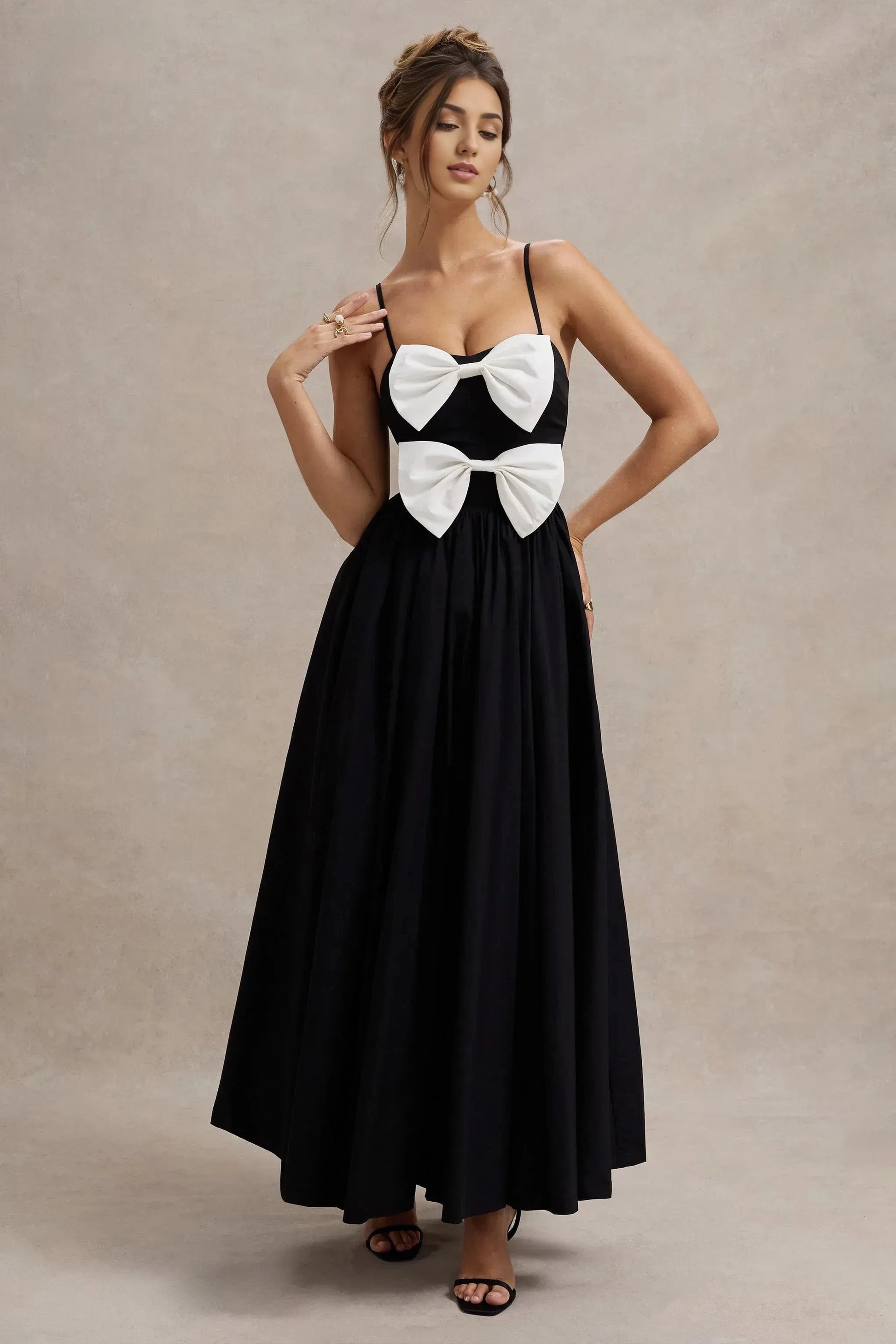 Daring A Line Strapless Sleeveless Bow Accent Floor Length Prom Dress by YiHuiw