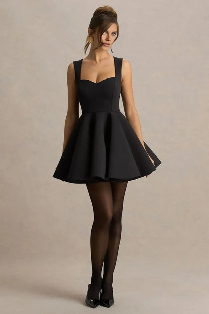 Daring A Line Sweetheart Neck Sleeveless Open Back Short Prom Dress by YiHuiw