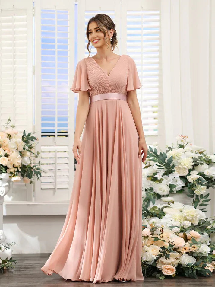 Satin Mini Wedding Dress - Yihuiw by Yihuiw