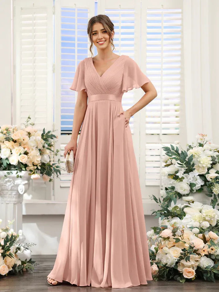 Satin Mini Wedding Dress - Yihuiw by Yihuiw