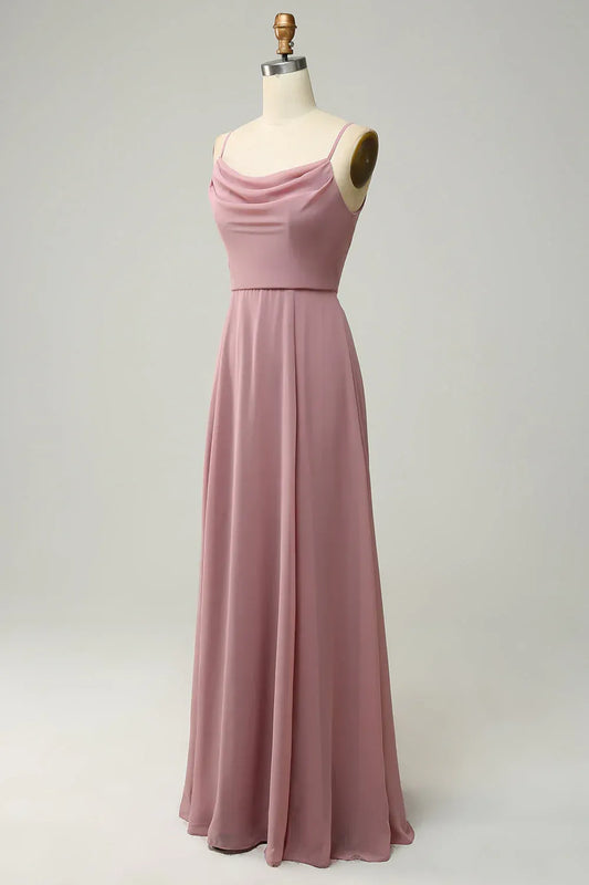 Spaghetti Strap Chiffon Wedding Dress - Yihuiw by Yihuiw