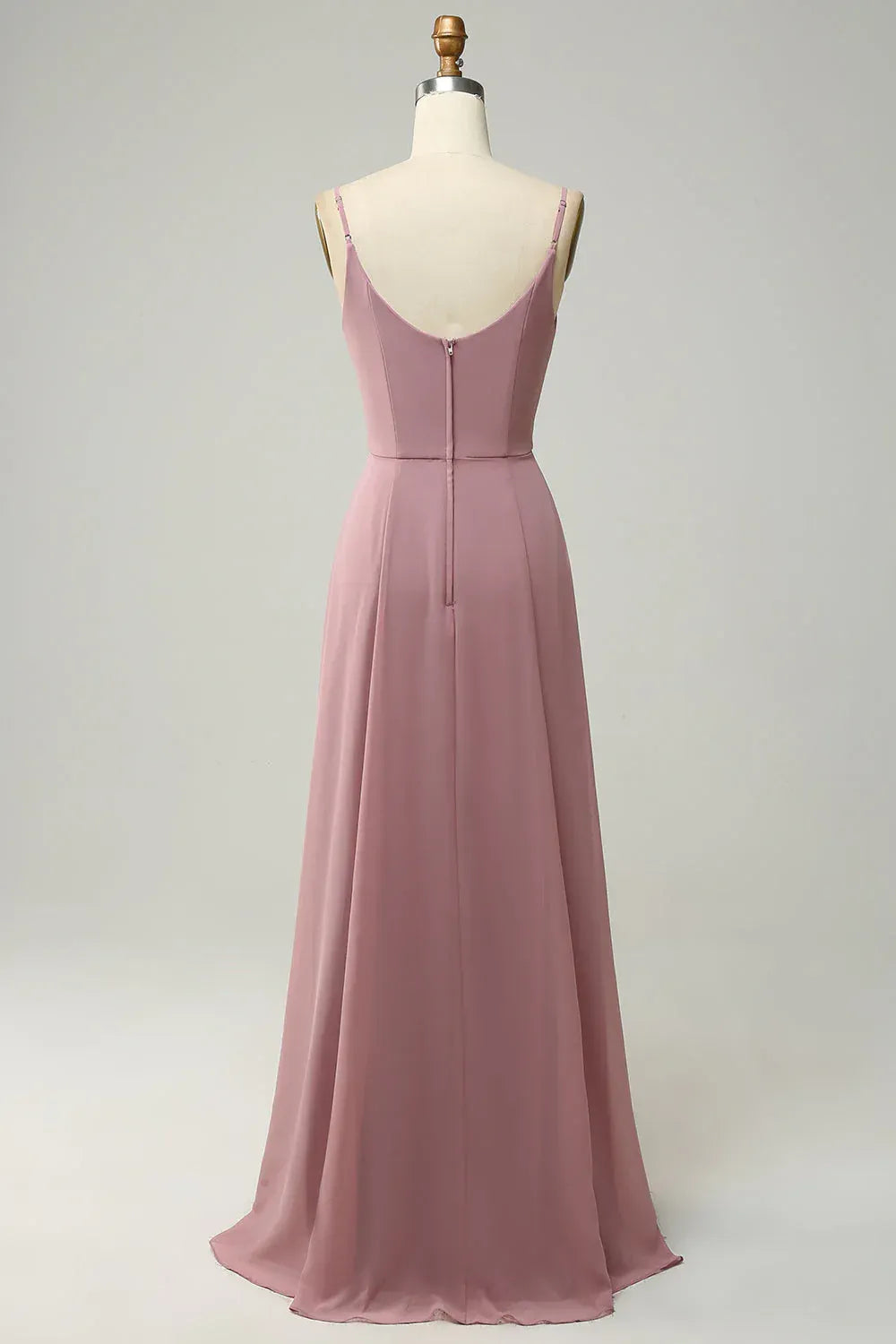 Spaghetti Strap Chiffon Wedding Dress - Yihuiw by Yihuiw