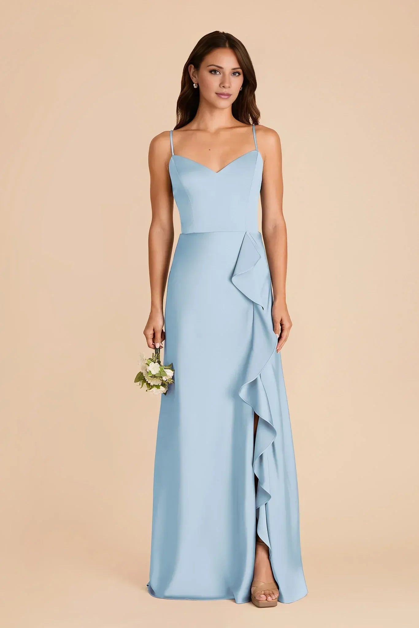 Mermaid Sweetheart Satin High Slit Wedding Dress - Yihuiw by Yihuiw