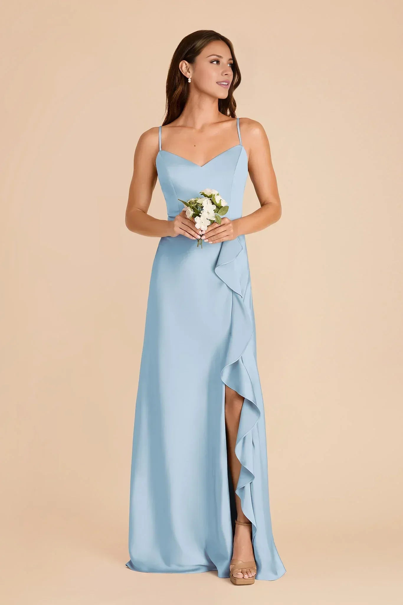 Mermaid Sweetheart Satin High Slit Wedding Dress - Yihuiw by Yihuiw
