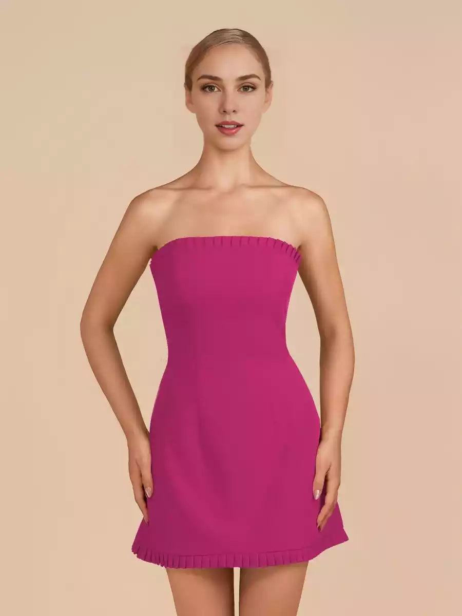 Vestidos de fiesta de fiesta de graduación de línea A, sin mangas, con hombros descubiertos, volantes, encaje y espalda con cordones, fáciles de lucir