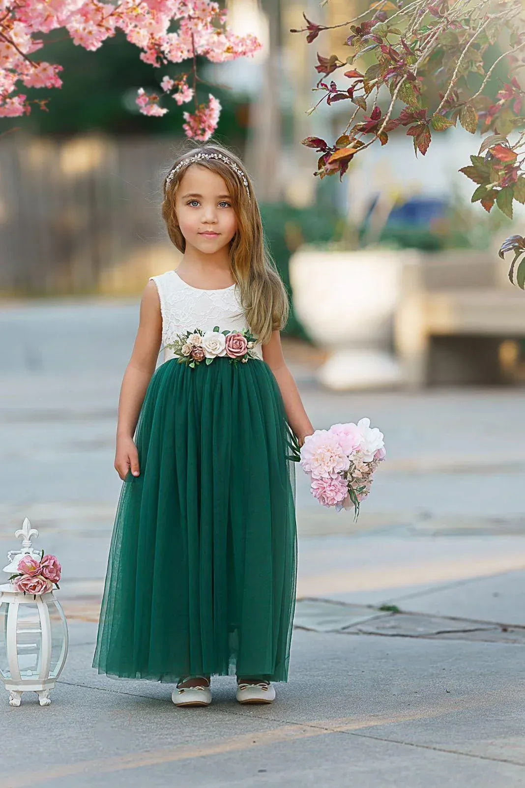 A-Line Sleeveless Floor-Length Dress - Yihuiw by Yihuiw