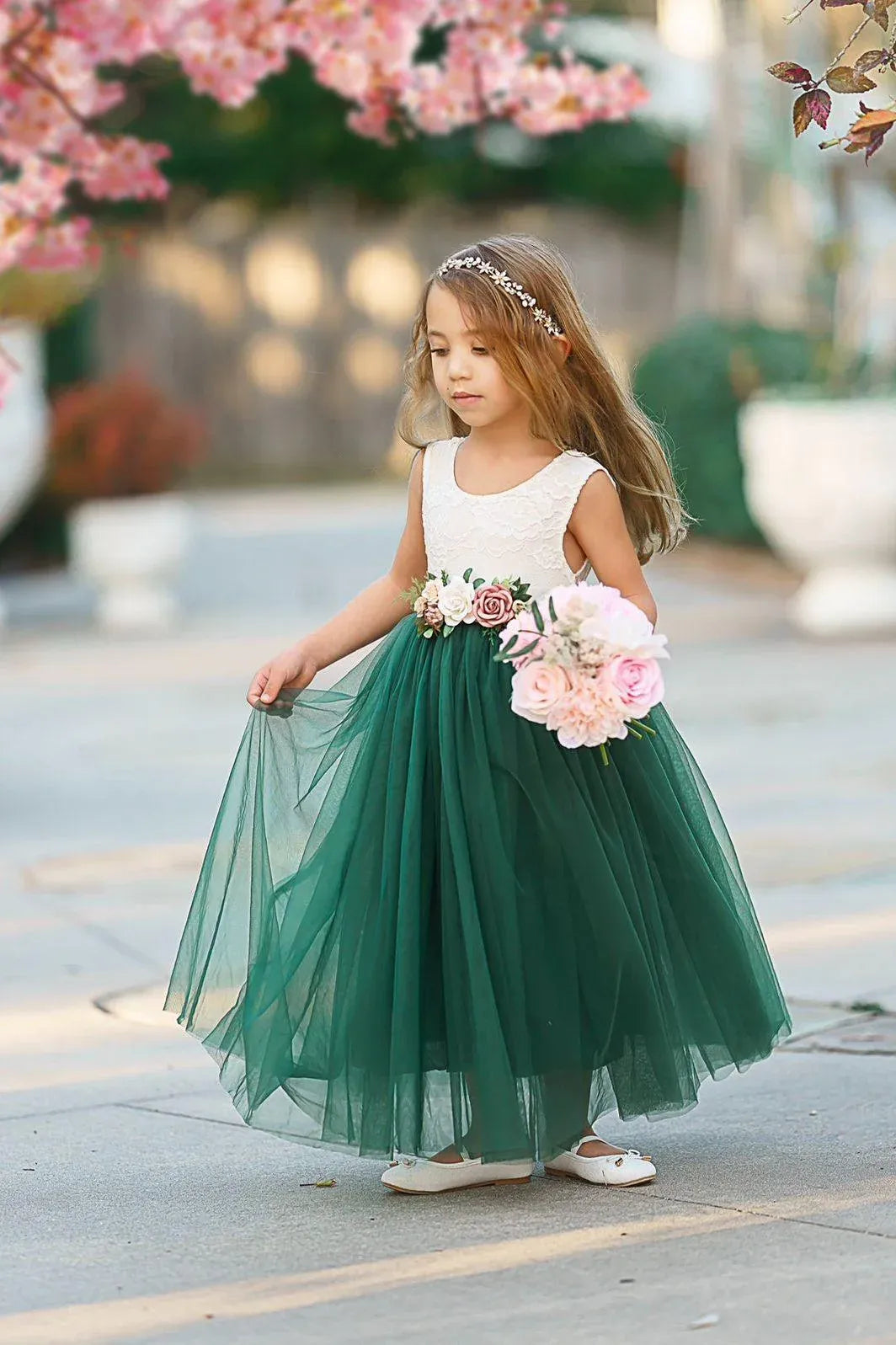 A-Line Sleeveless Floor-Length Dress - Yihuiw by Yihuiw
