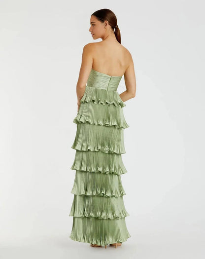 Elegant A-Line Sweetheart Sleeveless Open Back Floor Length Prom Dress by YiHuiw