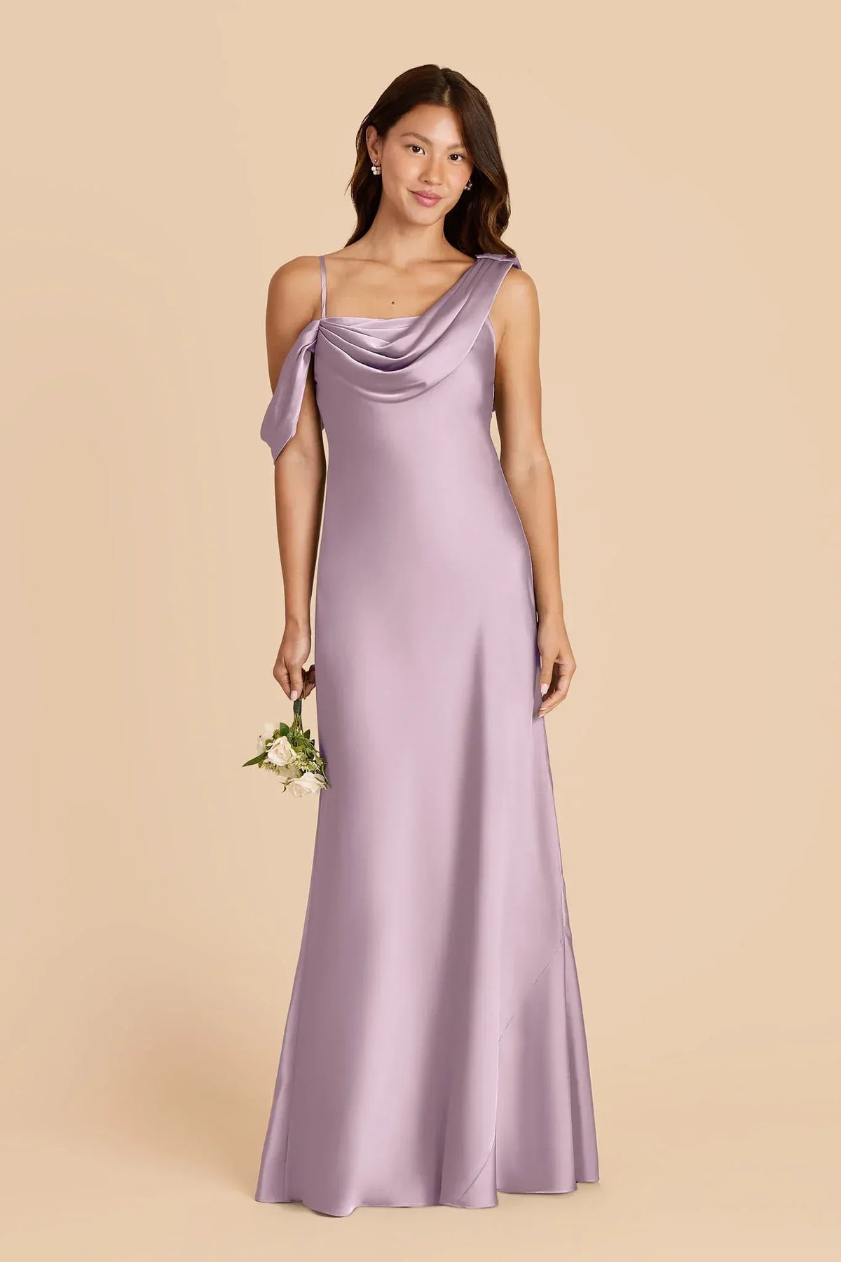 Mermaid Spaghetti Strap Open Back Asymmetric Floor-Length Wedding Dress - Yihuiw by Yihuiw