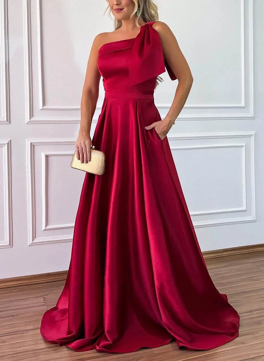 A-Line Sleeveless Floor-Length Wedding Dress - Yihuiw by Yihuiw