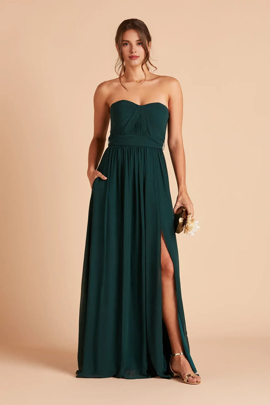 Sweetheart Floor-Length Wedding Dress - Yihuiw by Yihuiw