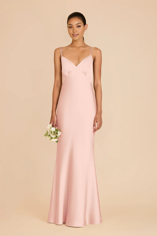 Mermaid Spaghetti Strap Floor-Length Wedding Dress - Yihuiw by Yihuiw