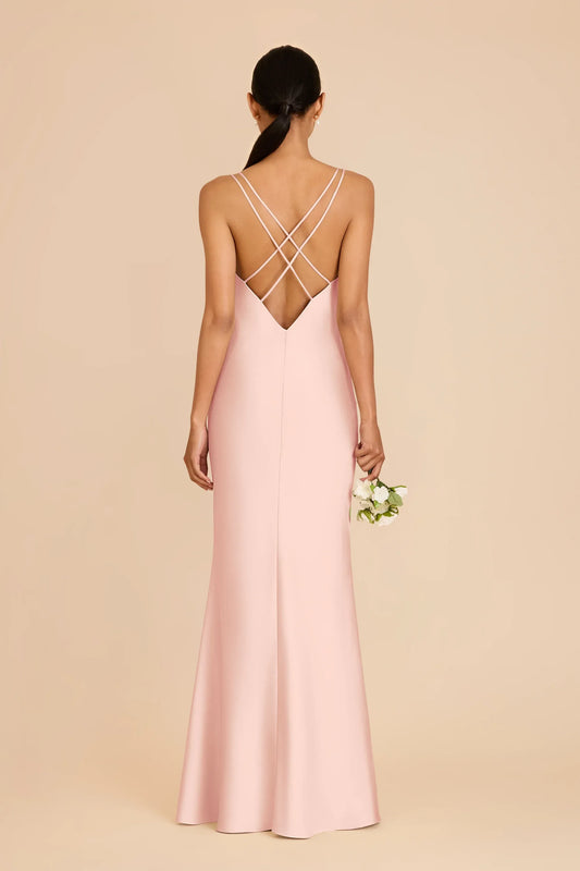 Mermaid Spaghetti Strap Floor-Length Wedding Dress - Yihuiw by Yihuiw