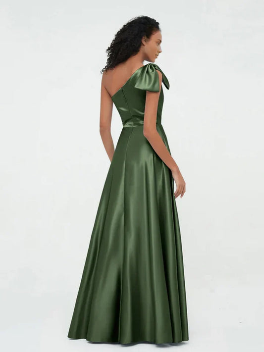 Satin Wedding Dress - Yihuiw by Yihuiw