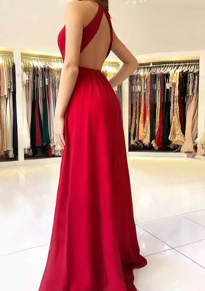 Encantadores vestidos de graduación estilo iglesia de lentejuelas, corte entallado/recto, con escote en V, espalda cruzada descubierta y cola larga
